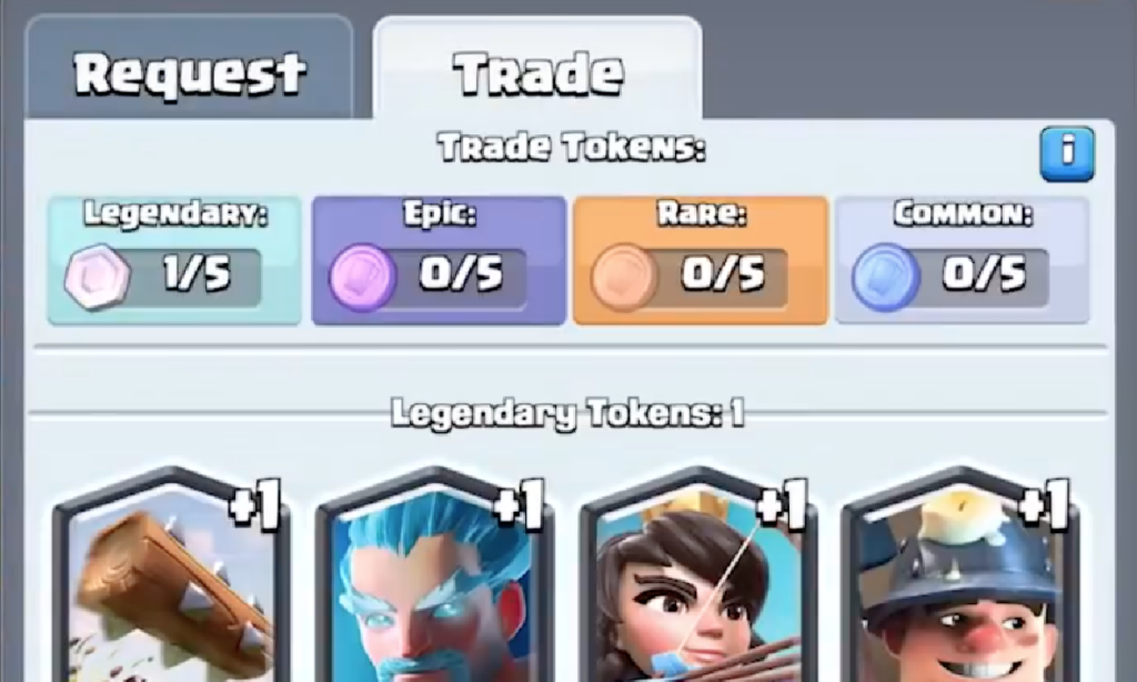 trade in clash royale