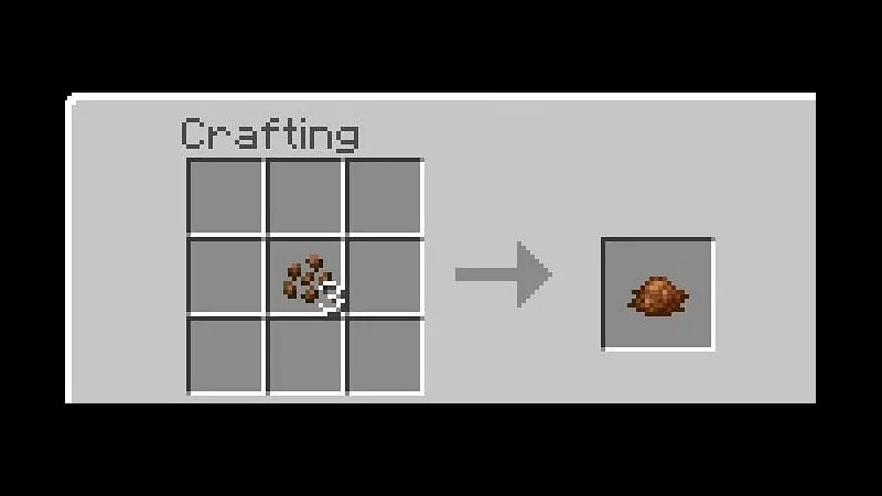 make brown dye in minecraft