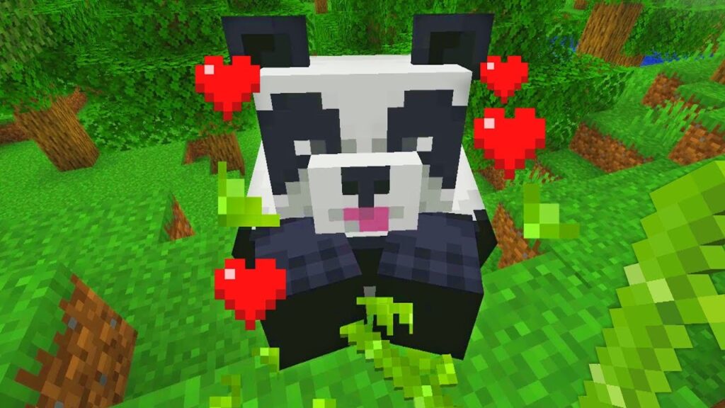 tame a panda in minecraft