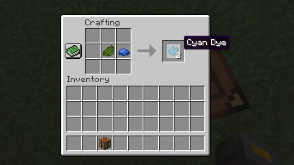 How to Make Cyan Dye in Minecraft