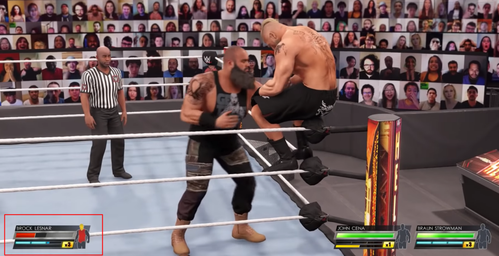 How to drag a wrestler in WWE 2K22