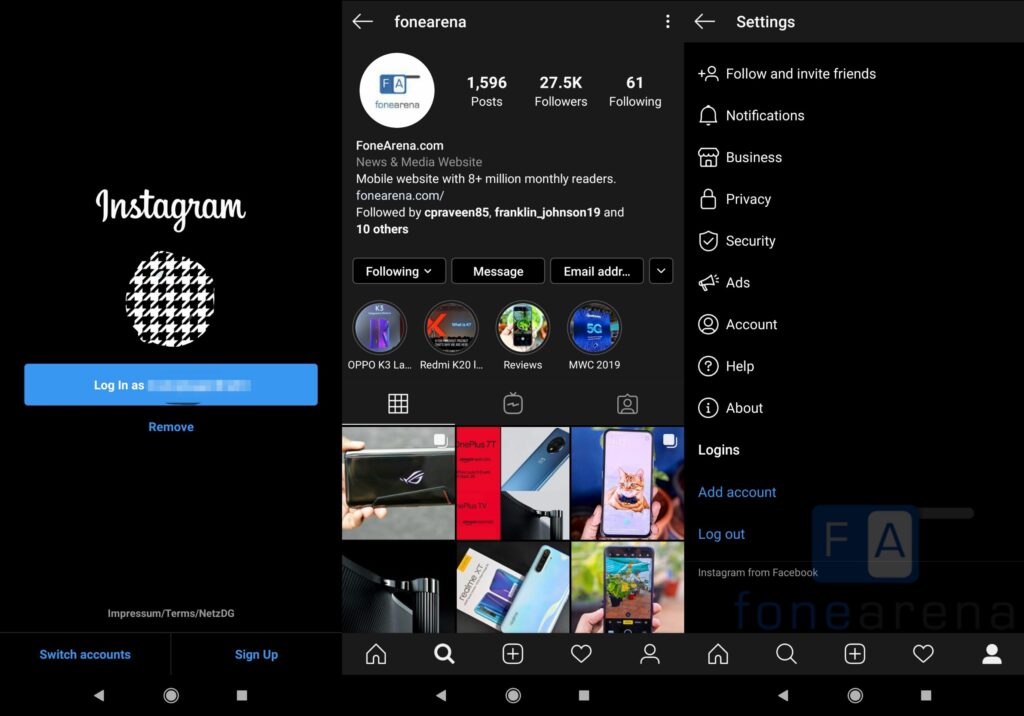 How to use Instagram in dark mode with iOS and Android