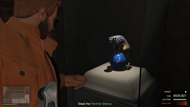 how to get the black panther statue in gta