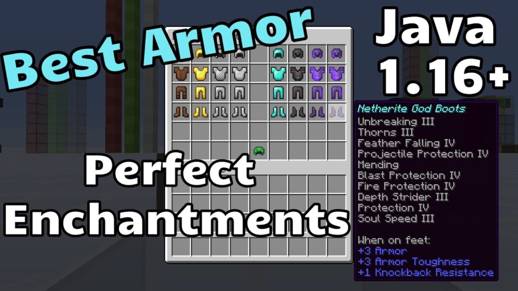 Best Minecraft armor enchantments