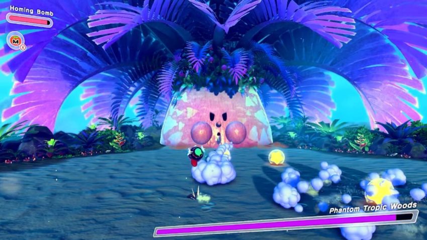 How to beat Phantom Tropic Woods in Kirby and the Forgotten Land