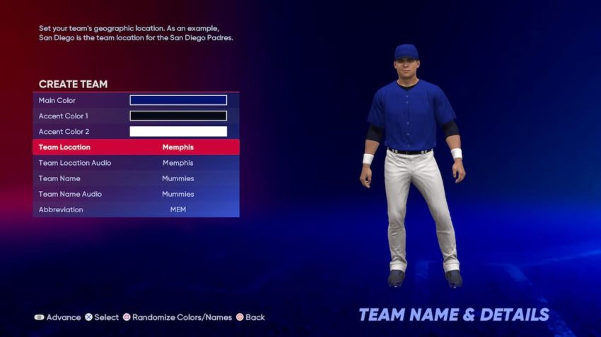 How to change a Diamond Dynasty team name in MLB The Show 22