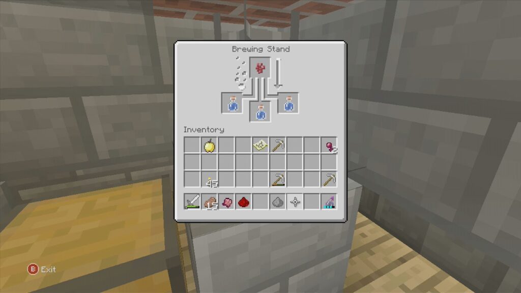 How to make a Splash Potion of Weakness in Minecraft