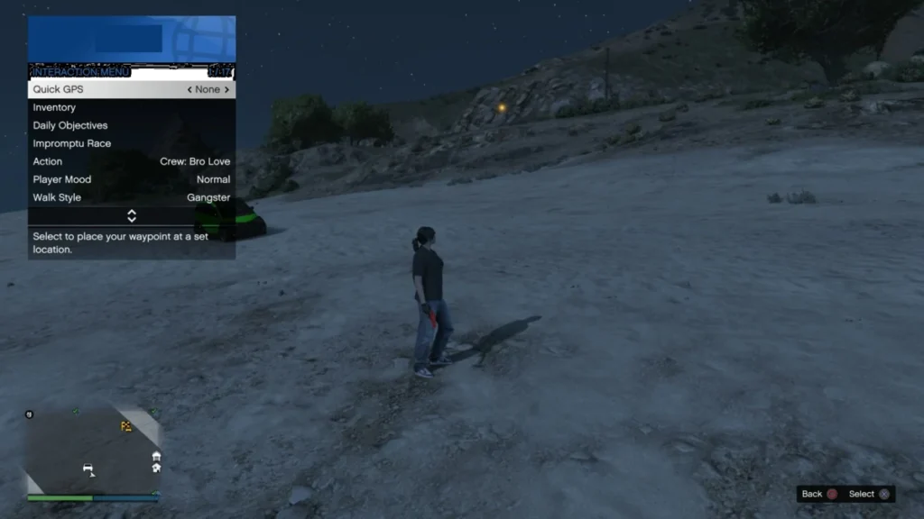 how to bring up interaction menu gta 5 xbox one