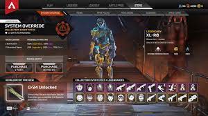 how many cosmetic items are in apex legends