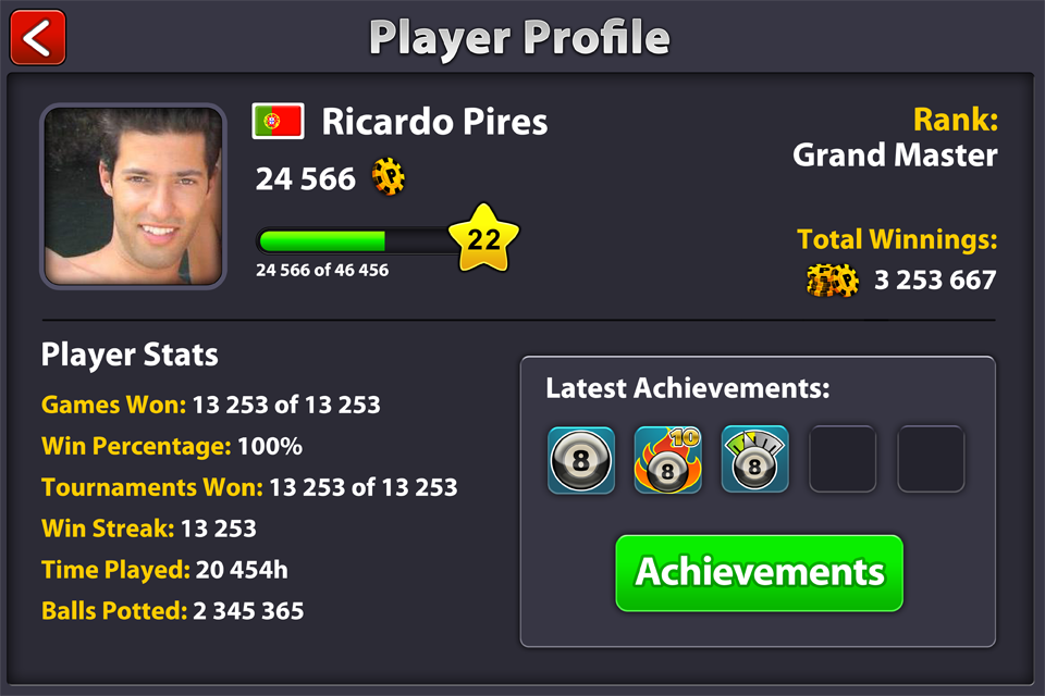 how to change your profile picture in 8 ball pool