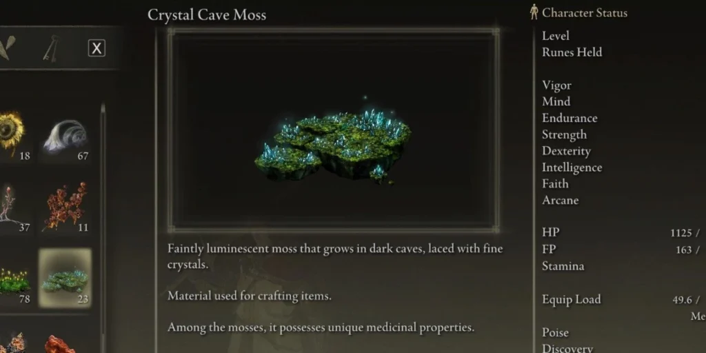 How to Farm Crystal Cave Moss in Elden Ring