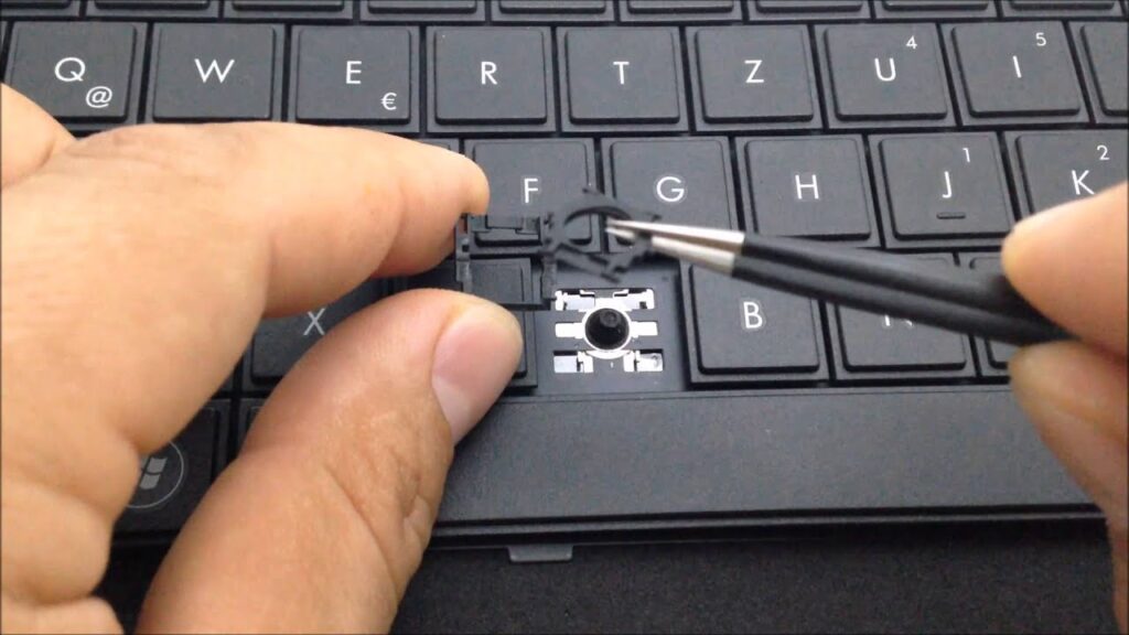 Put a Key Back on a Laptop Keyboard