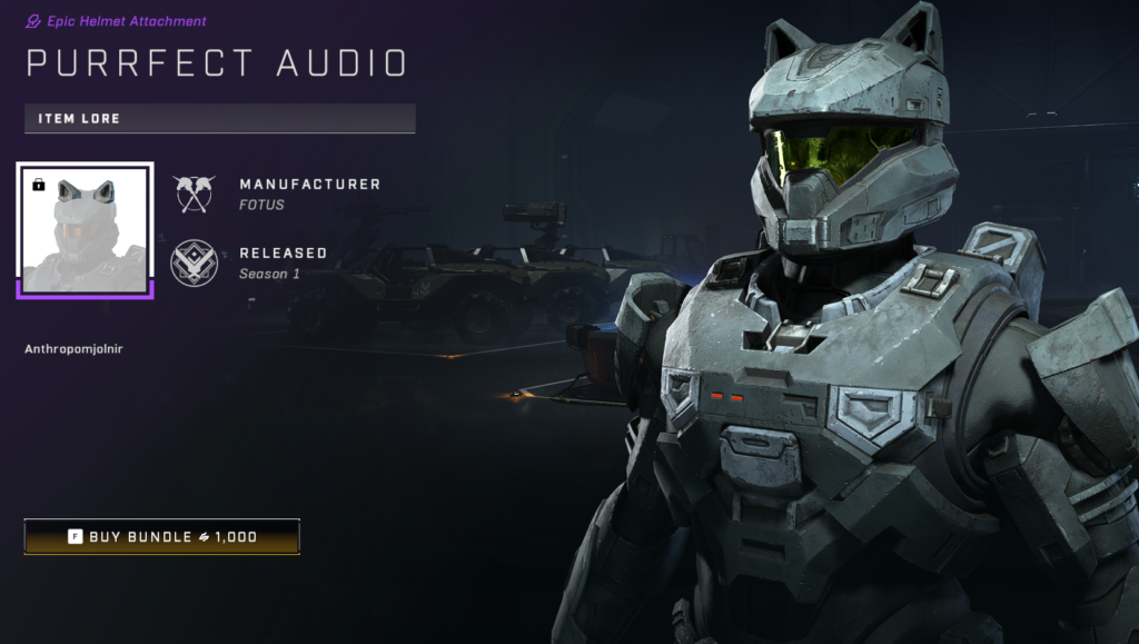How to get the Cat Ears helmet in Halo Infinite