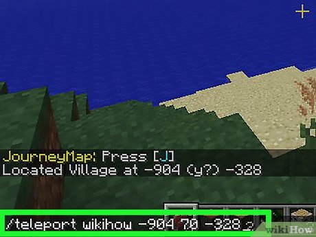 How to tp to a Village in Minecraft
