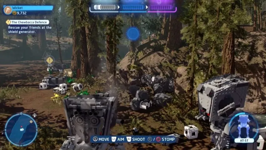 How to complete Ewok and Roll Challenge in Lego Star Wars: The Skywalker Saga