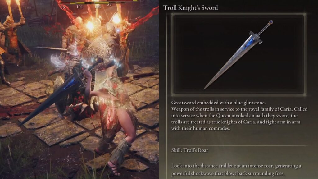 Where to find the Troll Knight’s Sword in Elden Ring