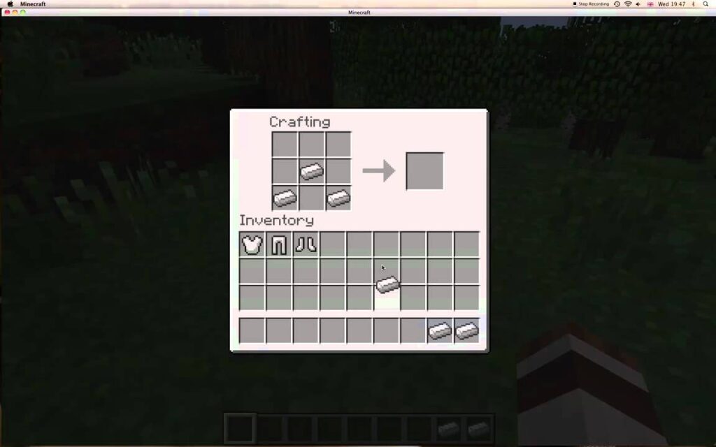 How to Make a Chestplate in Minecraft