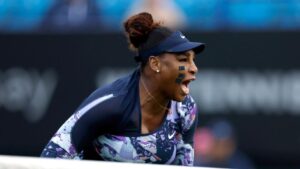 Serena Williams returns to the court