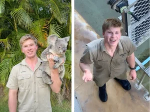 Steve Irwin dressed up as ‘Glenn Glamour’ to walk around zoo, son Robert says