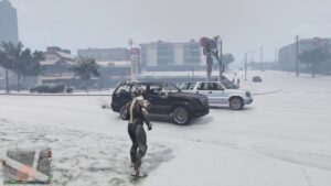 how to pick up snowballs in gta 5 ps4