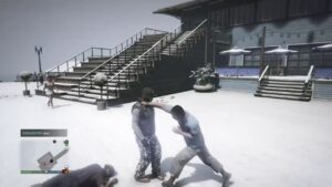 how to pick up snowballs in gta 5 ps4