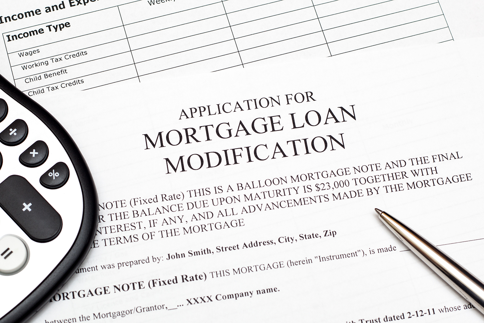 Mortgage Loan Modification Agreement