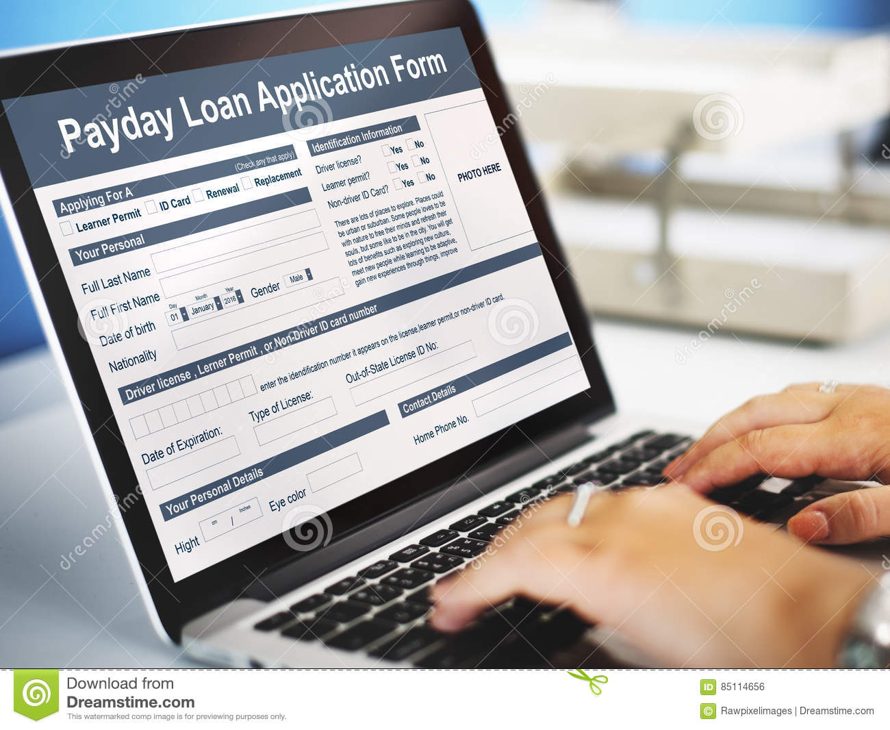 Payday Lenders Filling