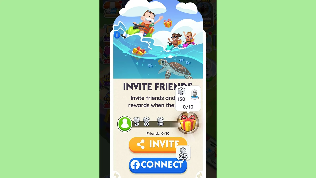 How To Fill Up Invite Bar In Monopoly Go Fast