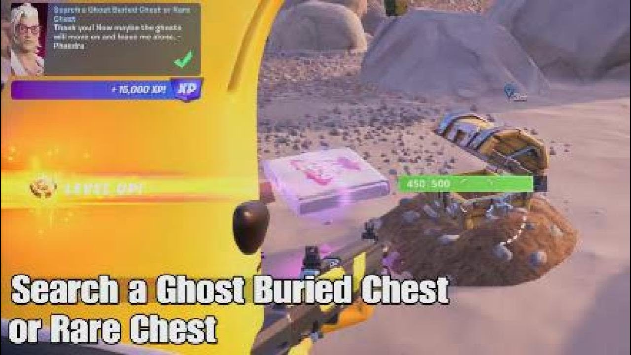 How to Search a Ghost Buried Chest in Fortnitemares In Fortnite