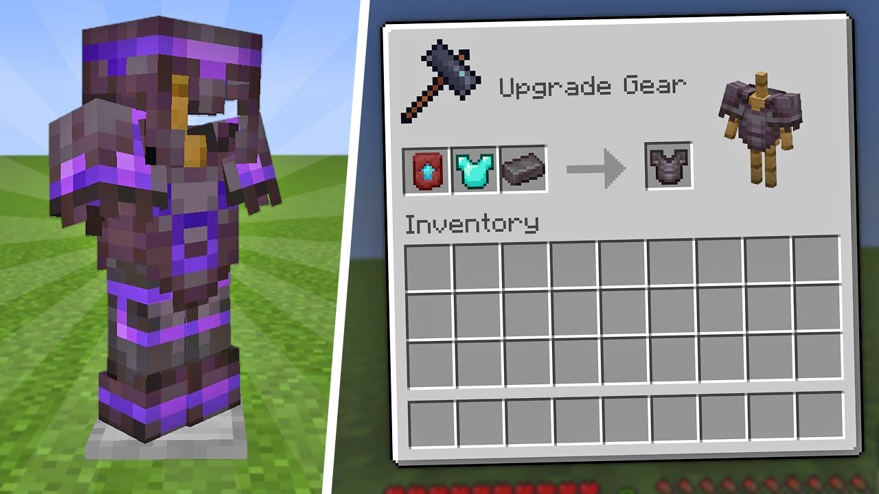 How To Upgrade Diamond To Netherite Armor & Tools In Minecraft